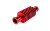 Flow Cooler square red aluminum