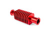 Flow Cooler square red aluminum