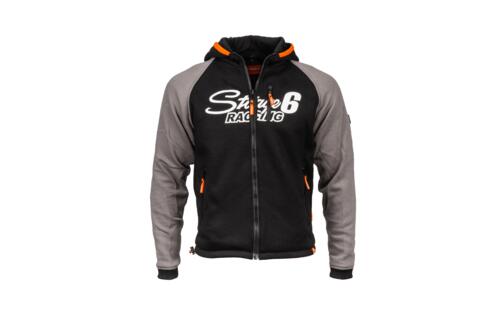 Motorcycle Hoodie Stage6 Grey