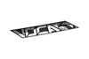 Silencer Sticker Voca black 11x1.8cm