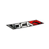 Silencer Sticker Voca red 11x1.8cm
