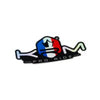 Sticker hologram KRM Pro Ride blue / white / red