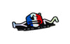 Sticker hologram KRM Pro Ride blue / white / red