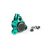Front Brake Caliper CNC aluminium Stage6 Minarelli / Piaggio / Peugeot turquoise