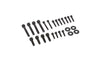 Fairing Screws Steel Piaggio TPH / NRG Black