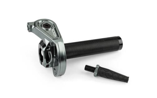 Quick-Action Throttle Voca Bestia CNC 90º Alu Silver