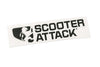 Sticker Scooter-Attack, black