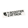 Sticker Scooter-Attack, black