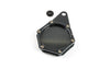 Tax Disc Holder round aluminium carbon