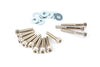 CVT Cover Screw Kit chrome Yamaha BW's / Slider