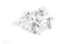 Fairing Screws M5x12 aluminium white (x 10)