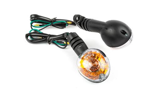 Indicators OEM quality black / white Peugeot Ludix
