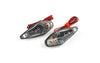 Indicators / Lamps glue-on drop-shaped Wing carbon