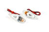 Indicators / Lamps glue-on drop-shaped Wing white