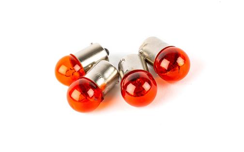 Indicator Bulb Set 12V - 10W BA15S orange