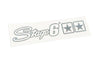 Sticker Stage6 25x4.5cm silver