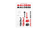 Sticker Sheet Malossi Mini 11,5x16,8cm black / red / white