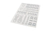 Sticker Sheet Kit Sponsor silver