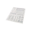 Sticker Sheet Kit Sponsor silver