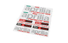 Sticker Sheet Aprilia Racing 25x20cm