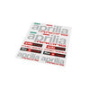 Sticker Sheet Aprilia Racing 25x20cm