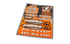 Sticker Sheet Sponsor KTM 33x22cm