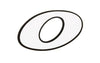 Sticker Start No, number 0, white with black outline, 13cm