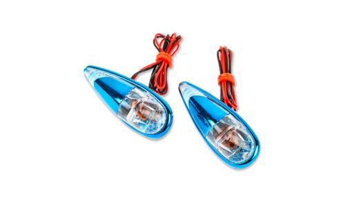 Indicators / Lamps glue-on drop-shaped Fender blue